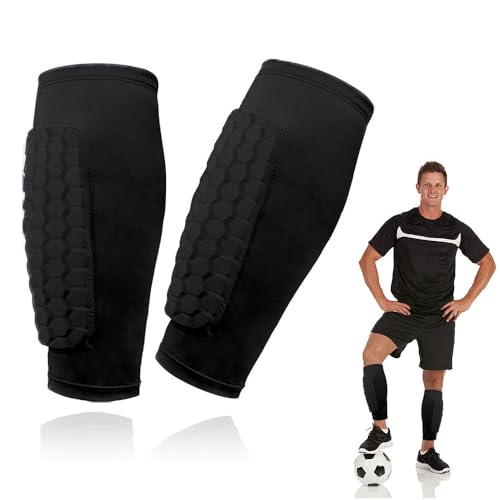 XFSRG 1 Paio di Ginocchiere Elastiche da Pallavolo con Spessori Rinforzati per Donne e Uomini come Protezione Universale per Sport come Mountain Bike Handball o Pallavolo (M)