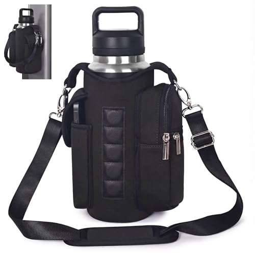 RICHEN �}�O�l�b�g�W���o�b�O�A�}�O�l�b�g�W���E�H�[�^�[�{�g���o�b�O�L�����A�z���_�[ �|�P�b�g&�X�g���b�v�t�� 18~40�I���X��Owala Hydro Flask Yeti�ɑΉ� �W���A�N�Z�T���[ �����Y ���f�B�[�X �E�H�[�L���O �n�C�L���O (�`��