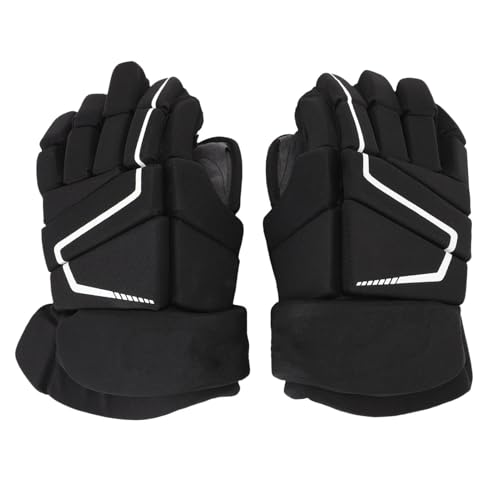 La Mejor Selección de Ropa de Hockey sobre hierba los 5 mejores. 45 Asixxsix Guantes de Hockey sobre Hielo, cómodos y Transpirables Guantes de Hockey sobre Patines al Aire de la Calle de manejo Mejorado para jóvenes Adultos (14 Pulgadas)