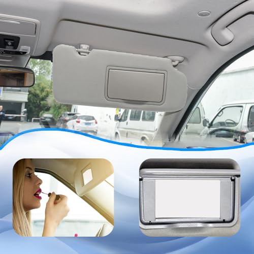 YRMST Right and Left Sides Sunvisor 83280-TLY-H11ZB 83230-TLY-H11ZB Compatible with Honda CR-V 2017-2022 83280TLYH11ZB 83230TLYH11ZB(Gray 1 Pair) by YRMST - Image 6