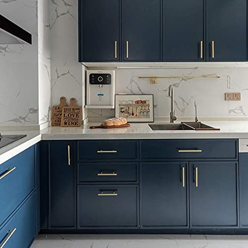 WYNWJ Tire les Poignées de la Poignée, Armoire de Placard en Cuivre Massif Tire le Matériel de Garde-Robe Tiroir de Cuisine Placard de Cuisine Pour Placards Or/50Mm - Image 8