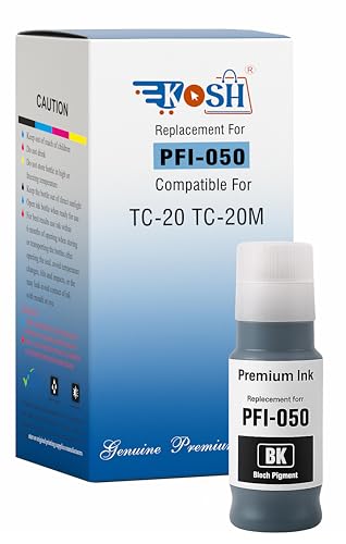 Image of KOSH PFI 050 Refill Ink Compatible for imagePROGRAF TC-20 TC-20M Ink Tank Printer