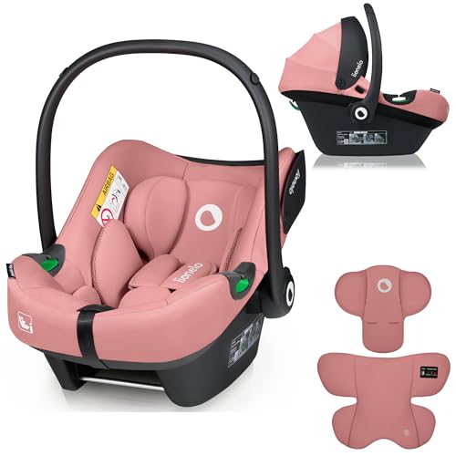 LIONELO ASTRID i-Size Siège Auto Pour Enfants 40-87 cm, Porte-Bébé Groupe 0+, Montage Dos à la Route, 3-Punktowe, Ceintures de Sécurité à 3 Points, Protection Latérale, Insert Dri-Seat