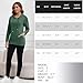 GINKANA Women's Maternity Nursing Hoodie with Hidden Zipper Long Sleeves Shirts Breastfeeding Tops Clothes,Green,L