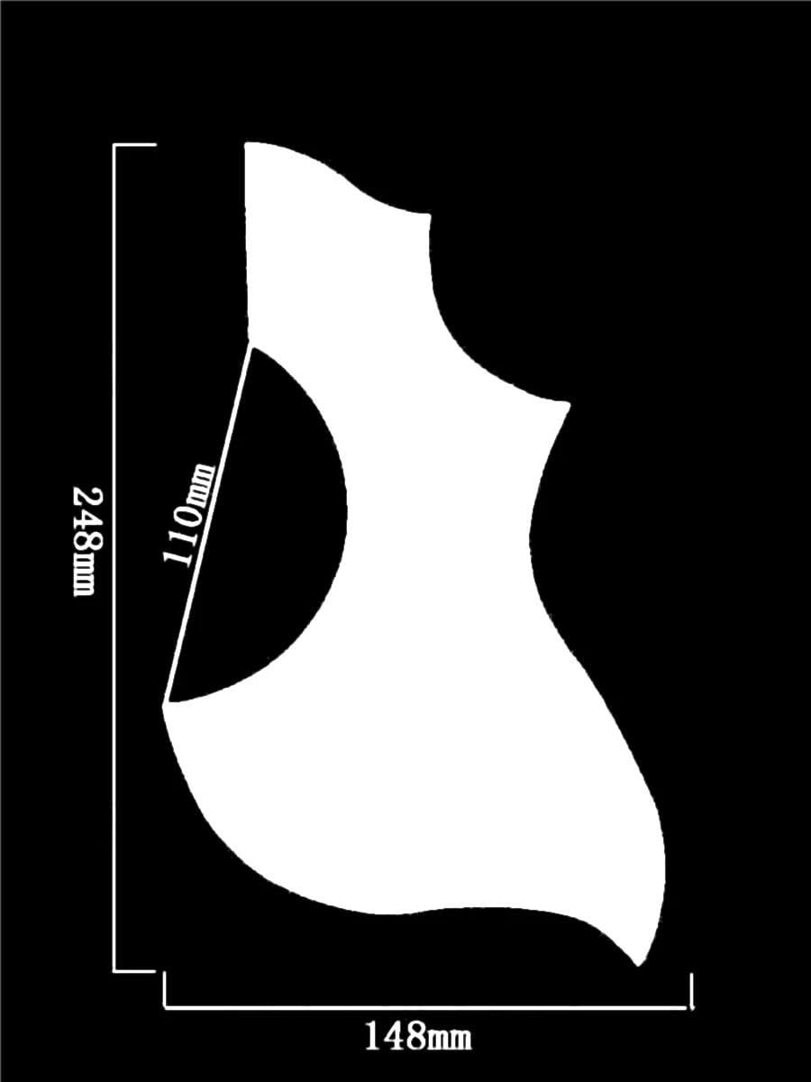 Battipenna per Chitarra Battipenna Per Chitarra Acustica Per Mancini Spessore 2 Mm Autoadesivo Battipenna Per Chitarra Acustica Hummingbird