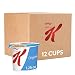 Kellogg's Special K, Breakfast Cereal in a Cup, Original, Bulk Size, 12 Count (1.25 oz each)