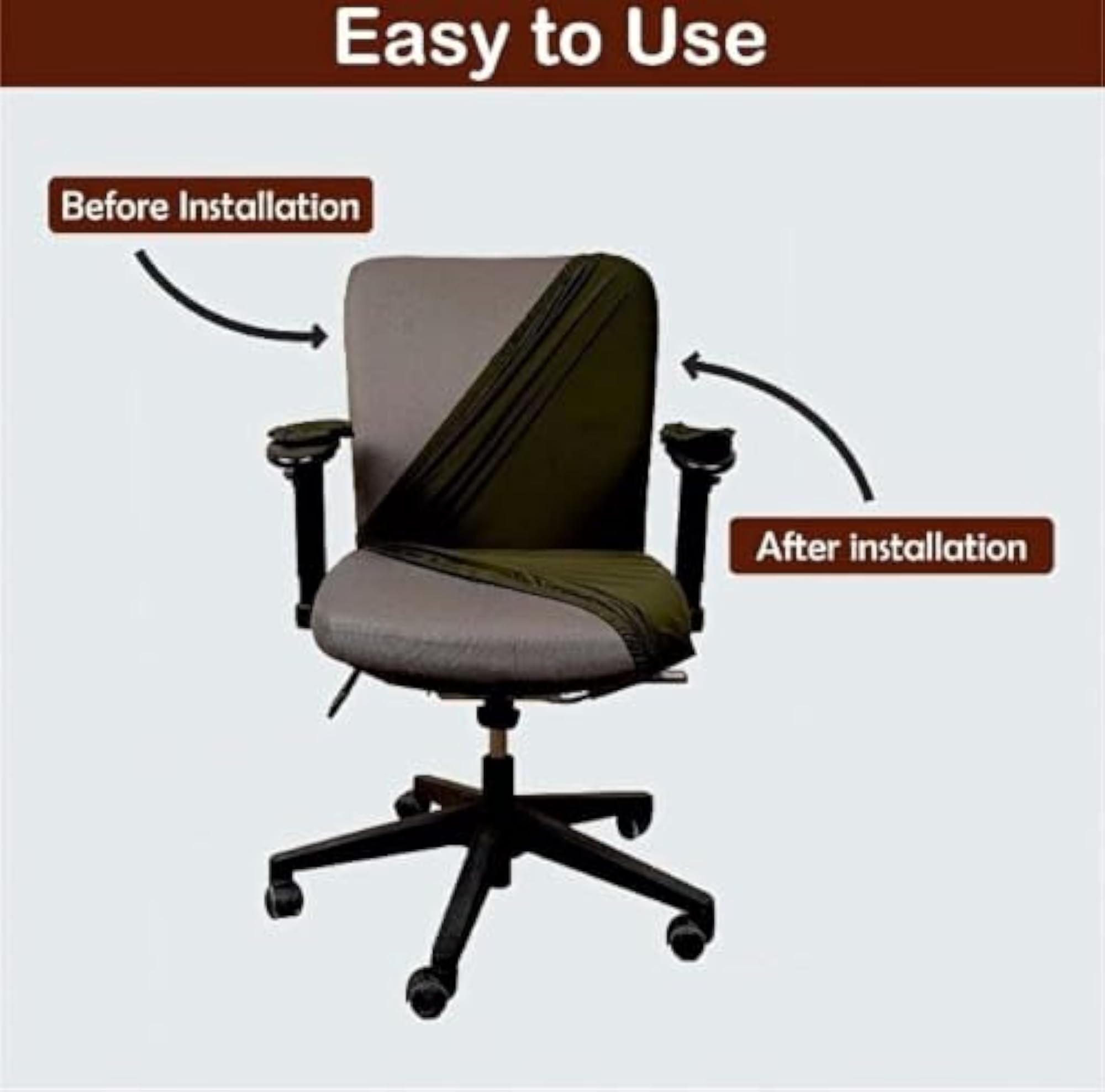 Stretchable Computer Chair Cover for Office Desk Chair