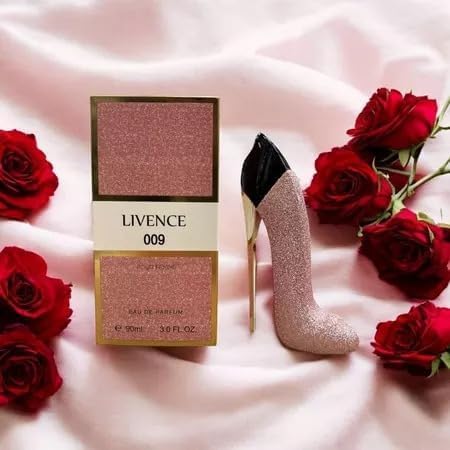 Perfume Sapatinho feminino, Eau de Parfum, Rosa Glitter, Fragrância Feminina, 25Ml