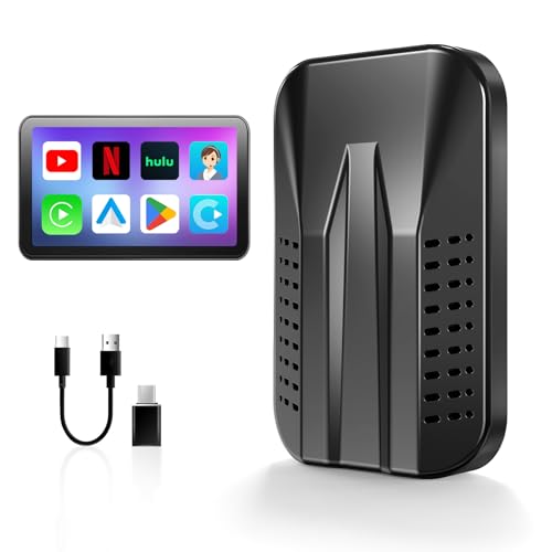 MORTENTR Wireless CarPlay Adapter with Netflix YouTube Google Play, Wireless