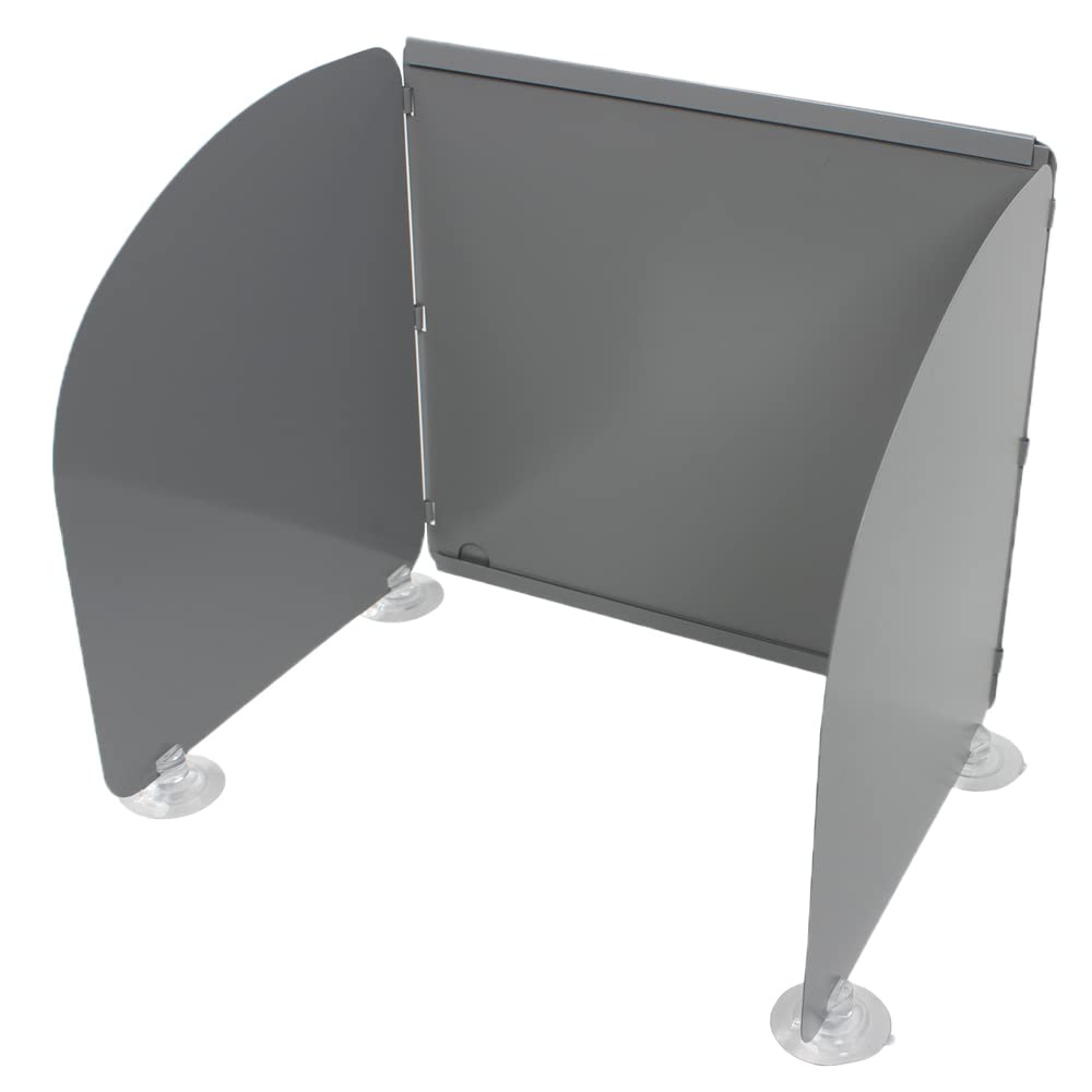 Protection contre les intempéries en métal pour gazinière de camping-car, caravane, bateau, réglable, gris