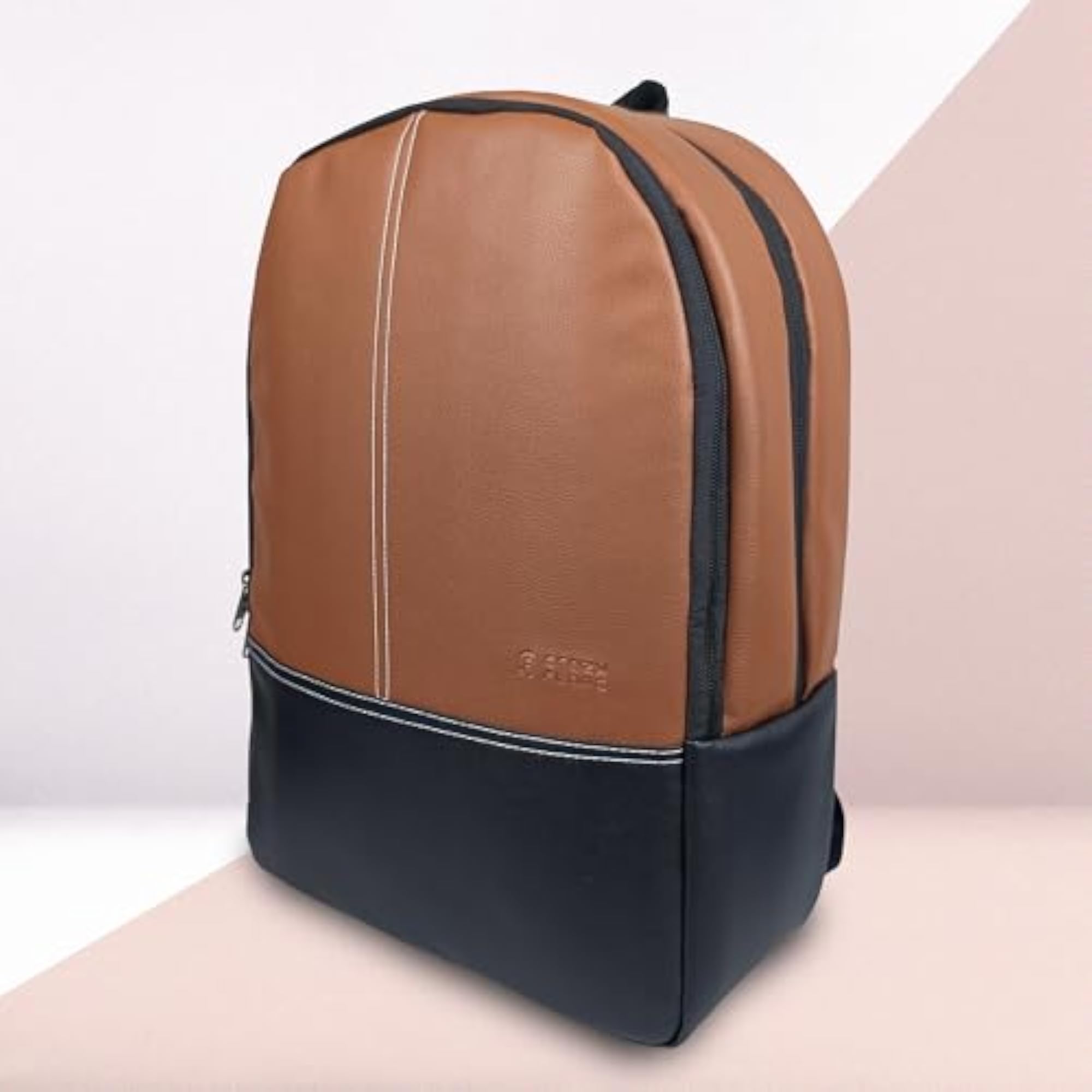 22L Two In One PU Leather Laptop Backpack