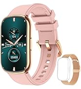 KALINCO Slim Fitness Tracker, Smart Watch with Heart Rate, Blood Oxygen, Blood Pressure and Sleep...