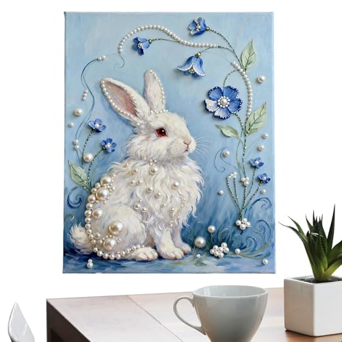 Kit de pintura de perlas de 30x40 cm con marco de madera para manualidades de adultos