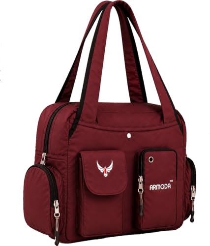 Image of ARMODA Double Pockets Glamour: Stylish Shoulder Bag for Ladies