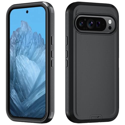 Ylzhe for Pixel 10 Pro Case,3 in 1 Design Durable Heavy Duty Protection,Black - image 6