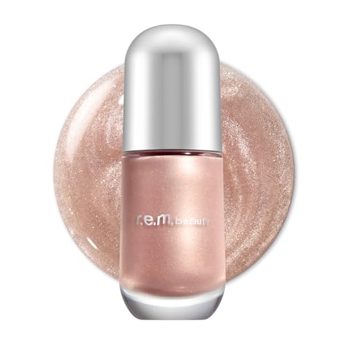r.e.m. beauty by ariana grande Dreamglow Highlight Serum | Hydrating Lightweight Glow Elixir | Soft Radiant Finish | for Face & Body (Quartz)