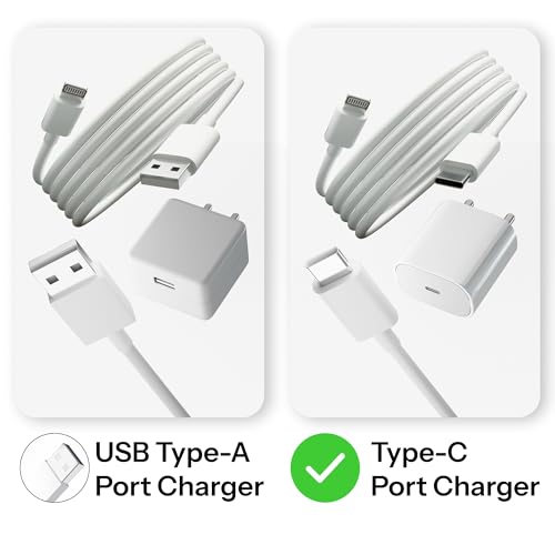 Image of Basesailor USB-C to Lightning Fast Charging Cable | MFi Certified PD Charger Cable Compatible with iPhone 14 /13 /12 /11, iPad & AirPods