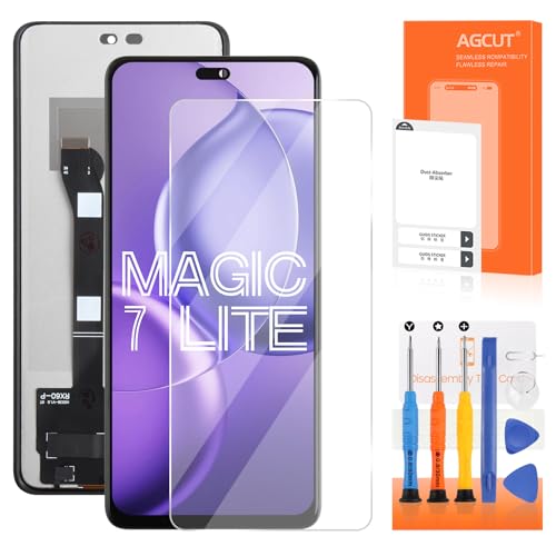 Écran pour Honor Magic 7 Lite brisé ? Changez le bloc LCD noir 6,78"