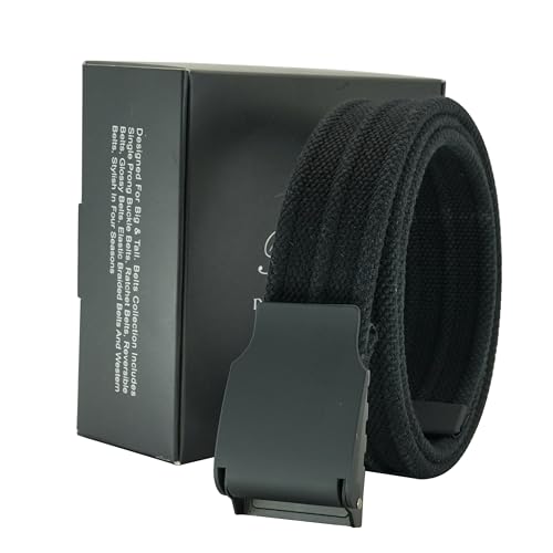 Giantsize Belts for Men Big and Tall Stretch Elastic Canvas Web Woven Belt2