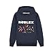 Produktbild Roblox Pullover Bedruckter kuscheliger Kapuzenpullover Classic Sweater Casual Fashion Hoodies Sweatshirt Jungen und Mädchen (Color : Dark Blue10, Size : 150)