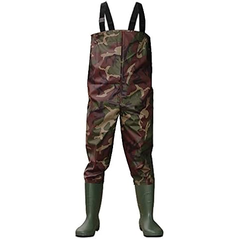Dirt Boot CAMO Nylon Chest Waders 100% Waterproof Fly COARSE Fishing MUCK Wader 10 UK EU44 Cover