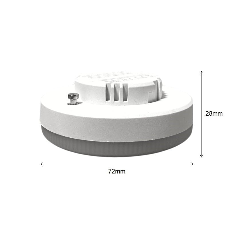SILAMP Ampoule LED GX53 7W (Pack de 10) - Blanc Chaud 2300K - 3500K