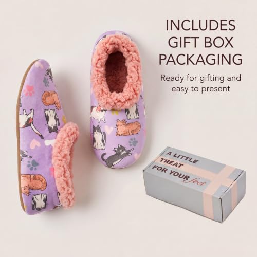Image of Cozylook Fuzzy Slippers for Women Indoor Soft Sole Slipper Socks