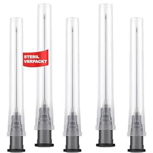 Zezo 100 Stück Dosiernadeln 22G x 1 ½' AC