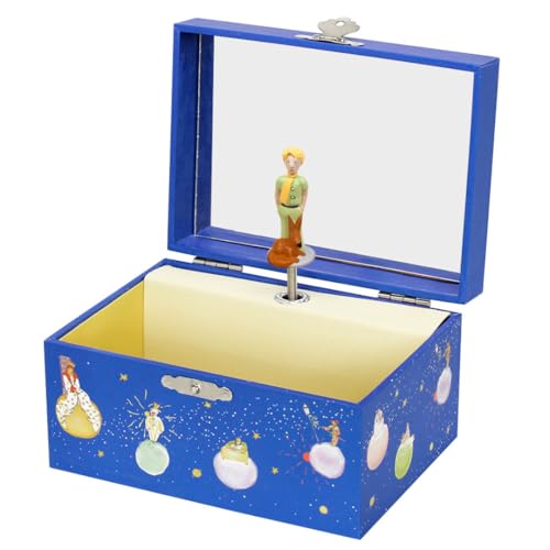 Trousselier Caja Musical El Principito - Joyero Musical Caja de Tesoros - Fosforescente - Brilla en la Noche - Música "Pequeña Serenata Nocturna" de Mozart