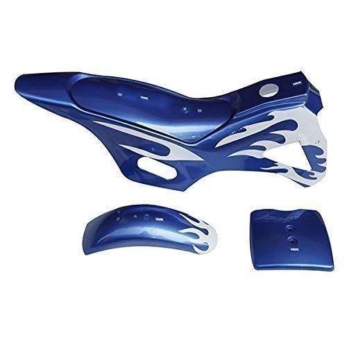 Hmparts Jeu de Panneau - Bleu - Dirt Bike/Pit Bike/Mini Cross