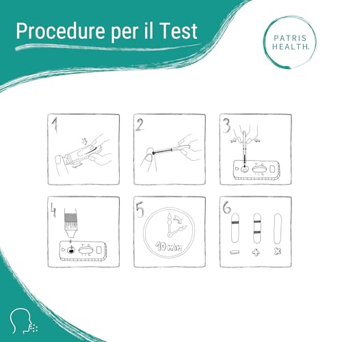 Patris Health® Test Allergie Ige – Autotest Rapido Per Il Rilevamento Di Anticorpi Ige In Caso Di Allergie Respiratorie O Cutanee – Risultato In 15 Minuti – Test Certificato Ce Per Uso Domestico - 4
