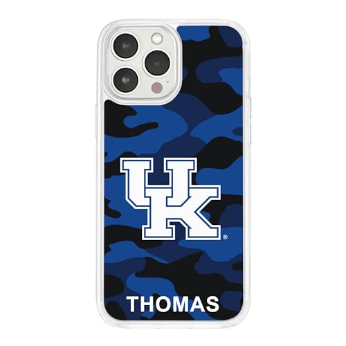 Affinity Bands Kentucky Wildcats HD Custom Name Phone Case Compatible with MagSafe Apple iPhone 13 Pro Max (Camo)