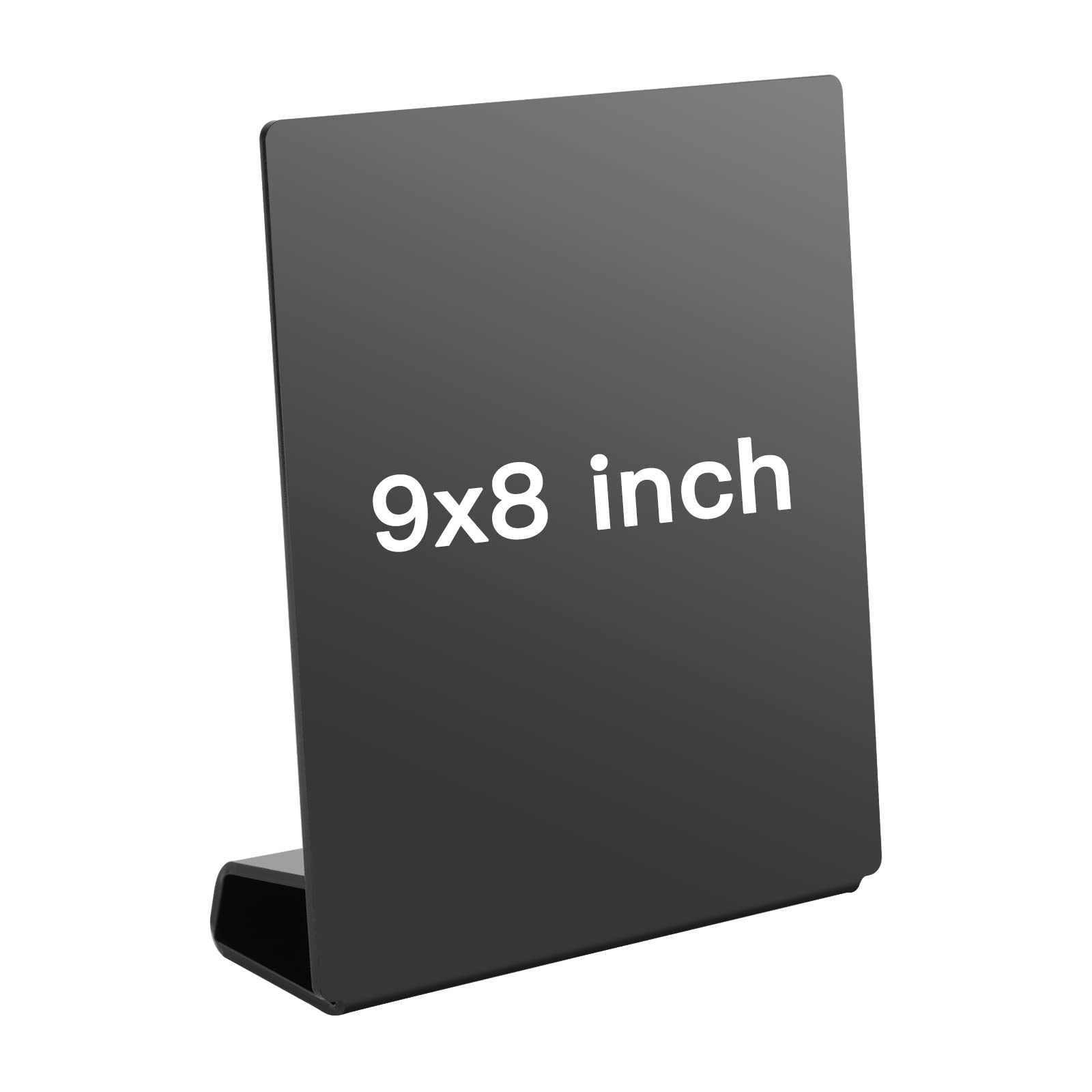 Dry Erase Acrylic White Board, 9" x 8" Desktop Whiteboard Easel with Stand, Writing Desk Easel Board with Dry Erase Surface for Memos, Lists, Acrylic Planner to Do Lists for Office, Home