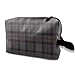 Produktbild Fraser Hunting Tartan Plaid Outlander Große Reise Make-up Taschen Kleine Kosmetikkoffer Veranstalter Große Kapazität Frauen Mädchen Dunkelblau