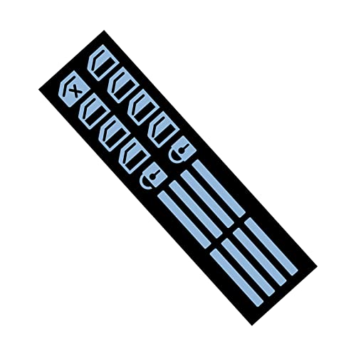 Pegatinas del botón del coche, pegatinas de la etiqueta del interruptor del coche - Pegatinas luminosas autoadhesivas para botones de coche para visibilidad | Pegatinas de botón Soydan
