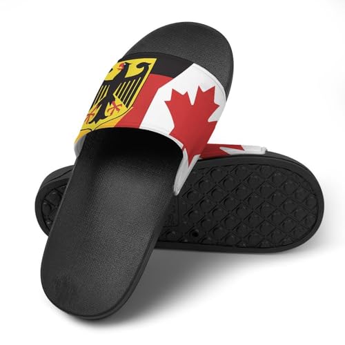 Canada Germany Flag House Sandals Non-Slip Bathroom Slippers Beach Summer Shoes for Men Women4