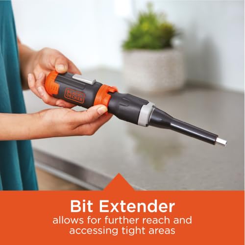 Image of BLACK+DECKER Cordless Screwdriver, Alkaline (BCF601AA)