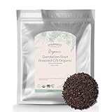 Starwest Botanicals Organic Roasted Dandelion Root - Loose Leaf Herbal Tea, Cut & Sifted, Certified Kosher, Non-GMO, Caffeine-Free - Bulk 1 lb Bag