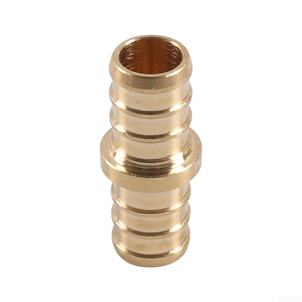 Kit de reparación de accesorios PEX de latón, 36 piezas, incluye herramientas de crimpado, abrazaderas de acero inoxidable y conectores chapados en níquel para fontanería PEX de 1,27 cm (B