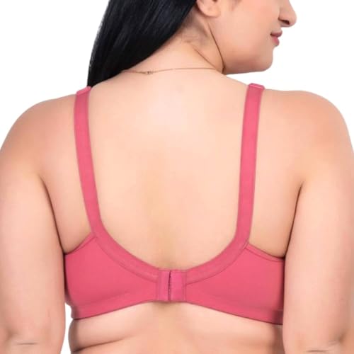 Image of Fashiol Women's Full Coverage Non Padded Plus Size Minimizer Bra | Detachable Straps D Cup Bras - Multicolor