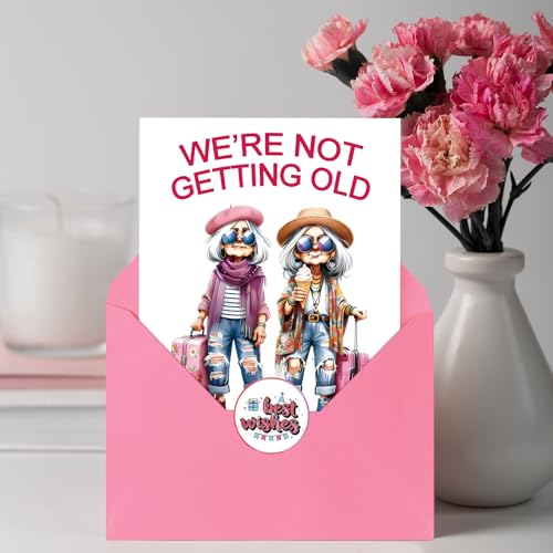 FANCYLUCKY Funny Birthday Card Gifts for Women Her Best Friend - Image 4