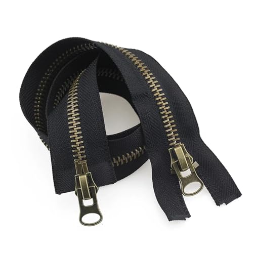 Fermeture éclair en métal pour remplacer un zip cassé de manteau ou veste