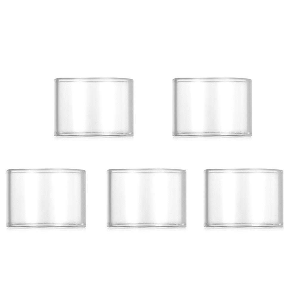 5PCS Tube en Verre pour Vandy Vape Kylin V2 RTA Version 5ml Fat / 3ml Version Droite Cigarette électronique sans Tabac ni Nicotine (Bundle : 5pcs, Color : KYLINV2 3ml Straight)