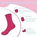 PERSOON Viscose Bamboo Kids Crew Socks – Soft Vibrant Casual Length Fashion Socks for Boys and Girls 3 Pairs (11 Years-15 Years, Mixed colors1)