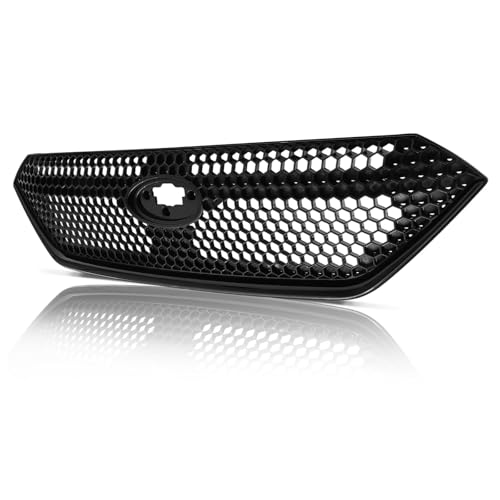 2022 Subaru WRX Sport Grille 4 CZCJGD Front Bumper Sport Grille Compatible with Subaru WRX 2022 2023 Grill Guard Gloss Pearl Black Metallic Direct Fit Replacement