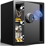 Grimtron 𝟑𝟓 𝐋𝐁 Smart Biometric Safe Fingerprint...