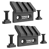 TPO 45 Degree Offset Light/Optic Picatinny Rail Mount fit for Mlock (3 Slot-2pcs)
