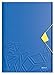 Produktbild Leitz Urban Chic Eckspannermappe für bis zu 150 Blatt in A4 Format, Gummibandverschluss, Kunststoff, Blau, 46490032