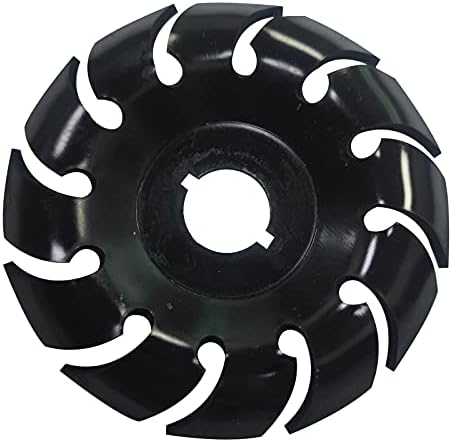 Wood Shaping Disc Wood Carving Disc,Manganese Steel 12 Teeth Wood Shaping Disc Saw Blade, Wood Disc Cutting for 100/115/125 Angle Grinder Woodworking Tool (90*22)
