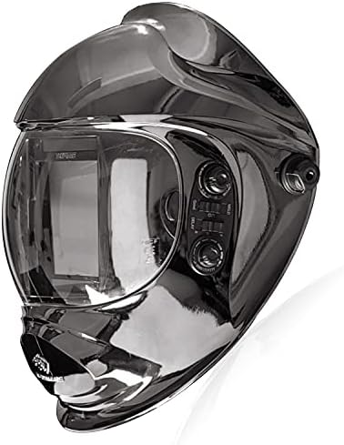 TEKWARE Large Viewing True Color Solar Powered Auto Darkening Welding Helmet, 4 Arc Sensor Wide Shade Range 4/5-9/9-13 Welder Mask for Mig Tig Arc Grinding Plasma(Knight)